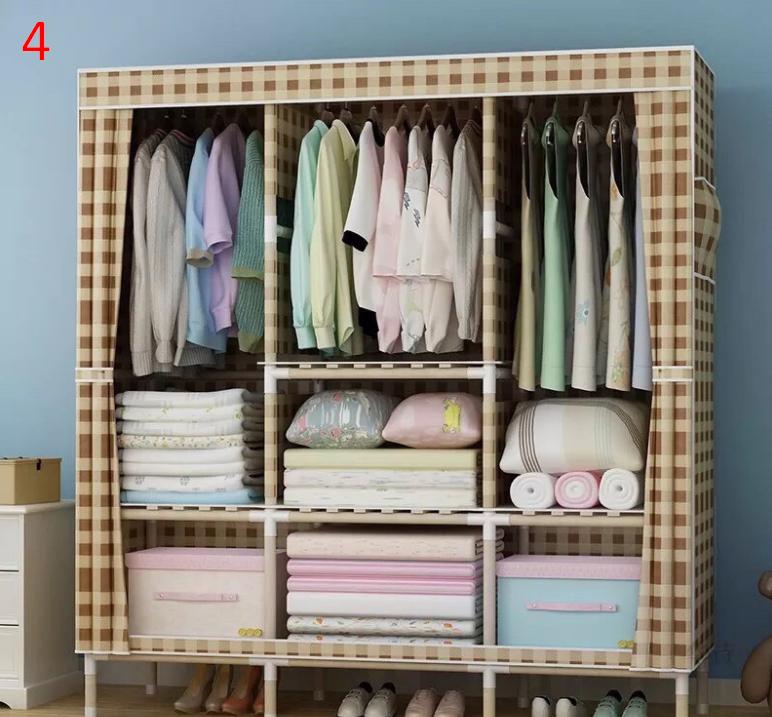 Tủ vải cao cấp 8 ngăn 3 buồng tiện dụng