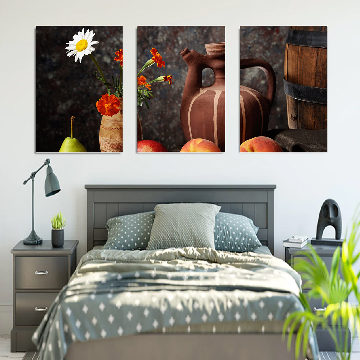 Bộ 3 Tranh Canvas Hoa Quả