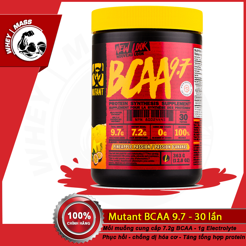 BCAA Mutant 30 Lần 348g