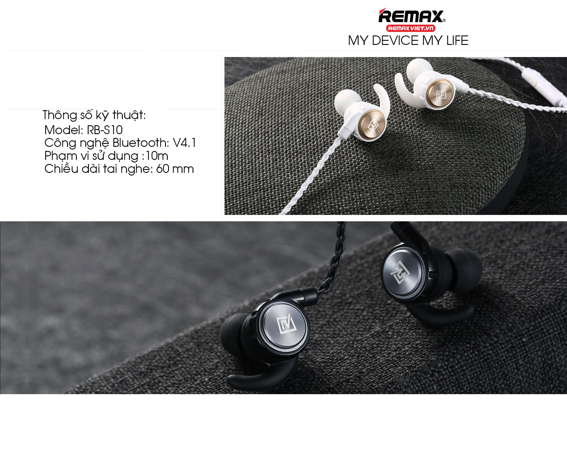 Tai nghe bluetooth Remax RB-S10