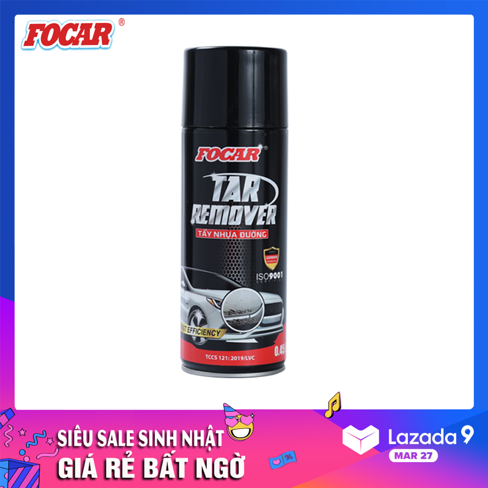 Dung dịch tẩy nhựa đường băng dính Focar Tar Remover 0,45L