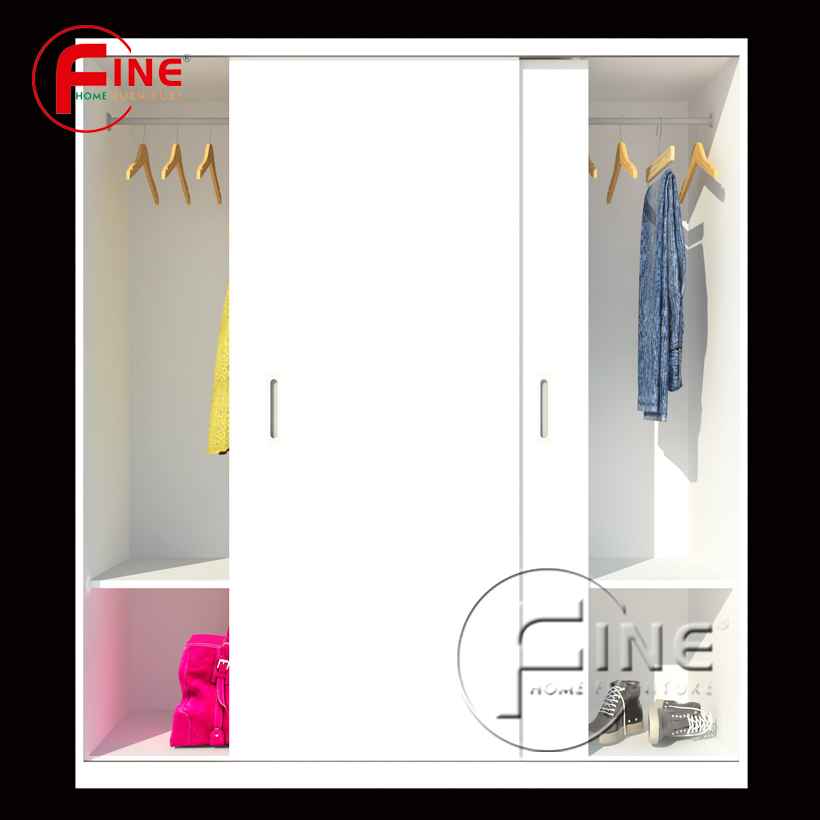TỦ QUẦN ÁO CỬA LÙA FINE FT100