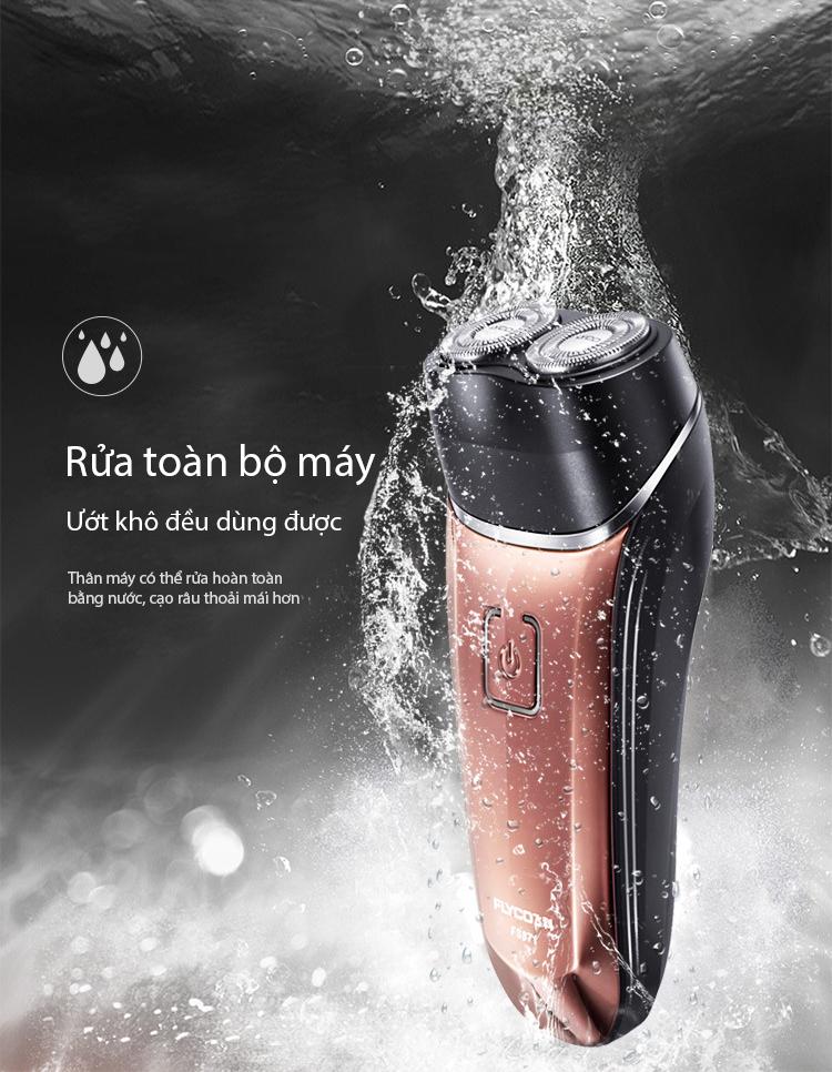 Máy Cạo Râu Flyco FS871 - 2 lưỡi tròn