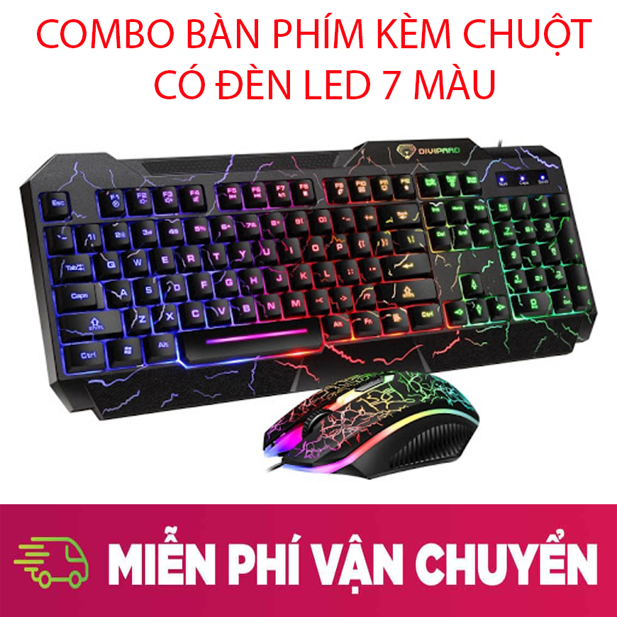 Bàn phím giả cơ và chuột chơi game DIVIPARD GMK60