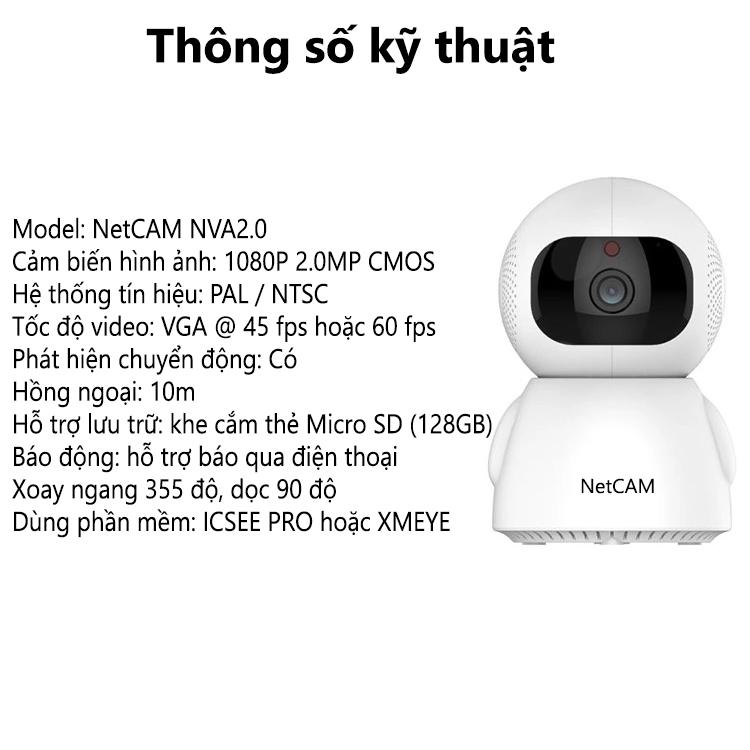 Camera IP wifi NetCAM NVA2.0 1080P