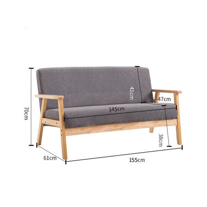 Ghế sofa Leo- băng 3 HOME'FURNI