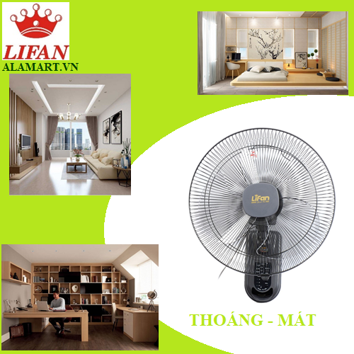 Quạt treo tường Lifan TE-1688