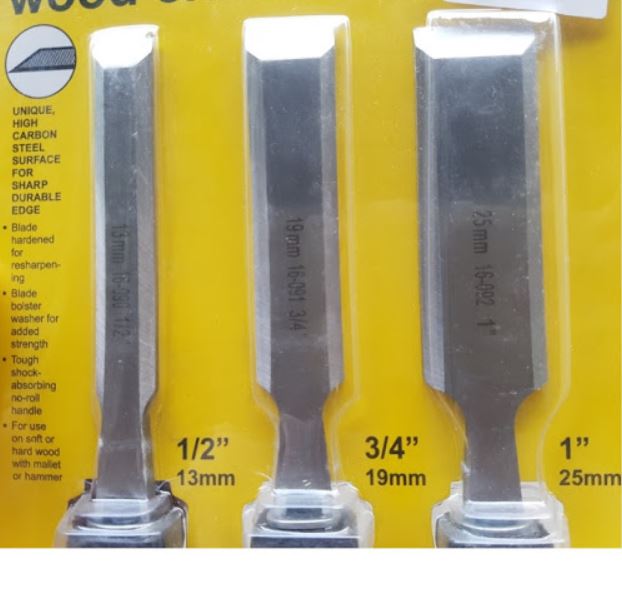 Bộ 3 mũi đục gỗ Stanley 16-089