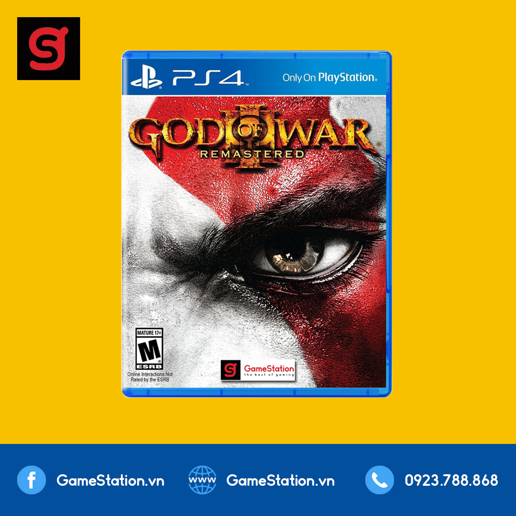 Đĩa game PS4 God of War 3 Remastered hệ Asia
