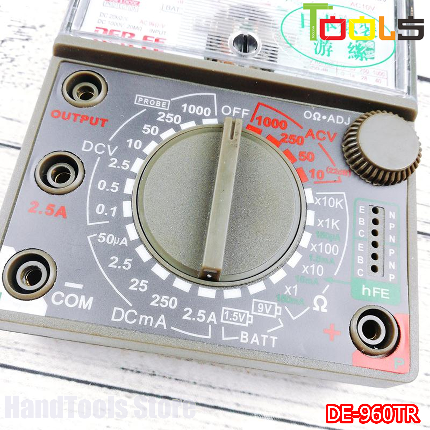 ĐỒNG HỒ ĐO VẠN NĂNG DE960-TR