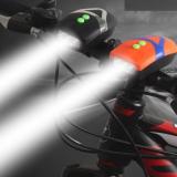 Đèn pin trên xe đạp White LED horn Flash