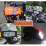 Đèn pin trên xe đạp White LED horn Flash