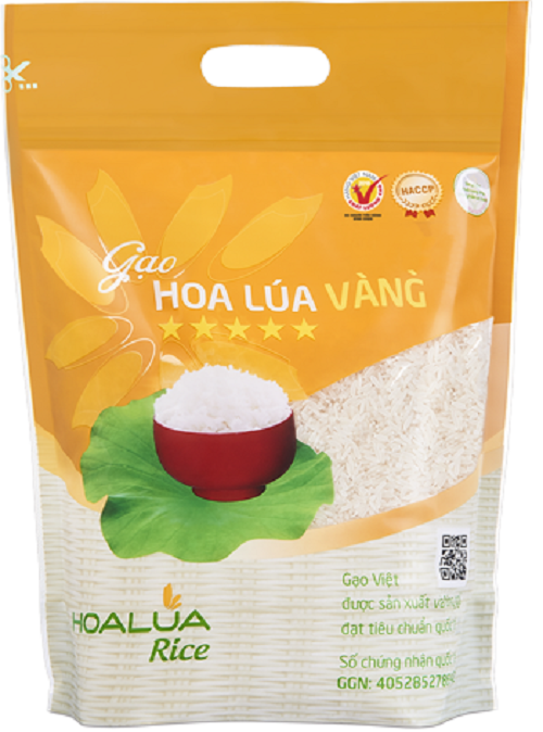 Gạo Hoa Lúa vàng túi 5kg