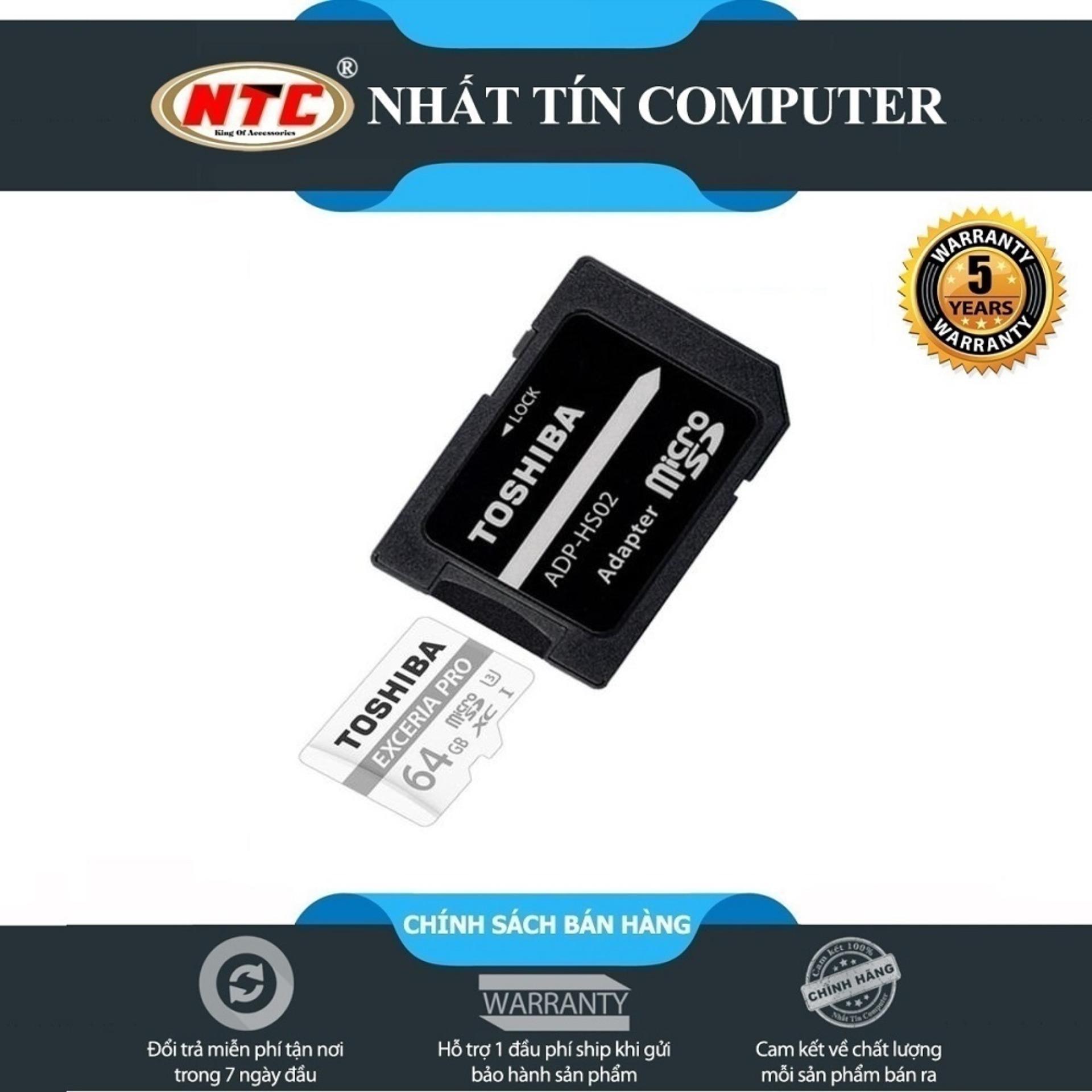 Thẻ nhớ MicroSDXC Toshiba Exceria - 64GB , 95/60