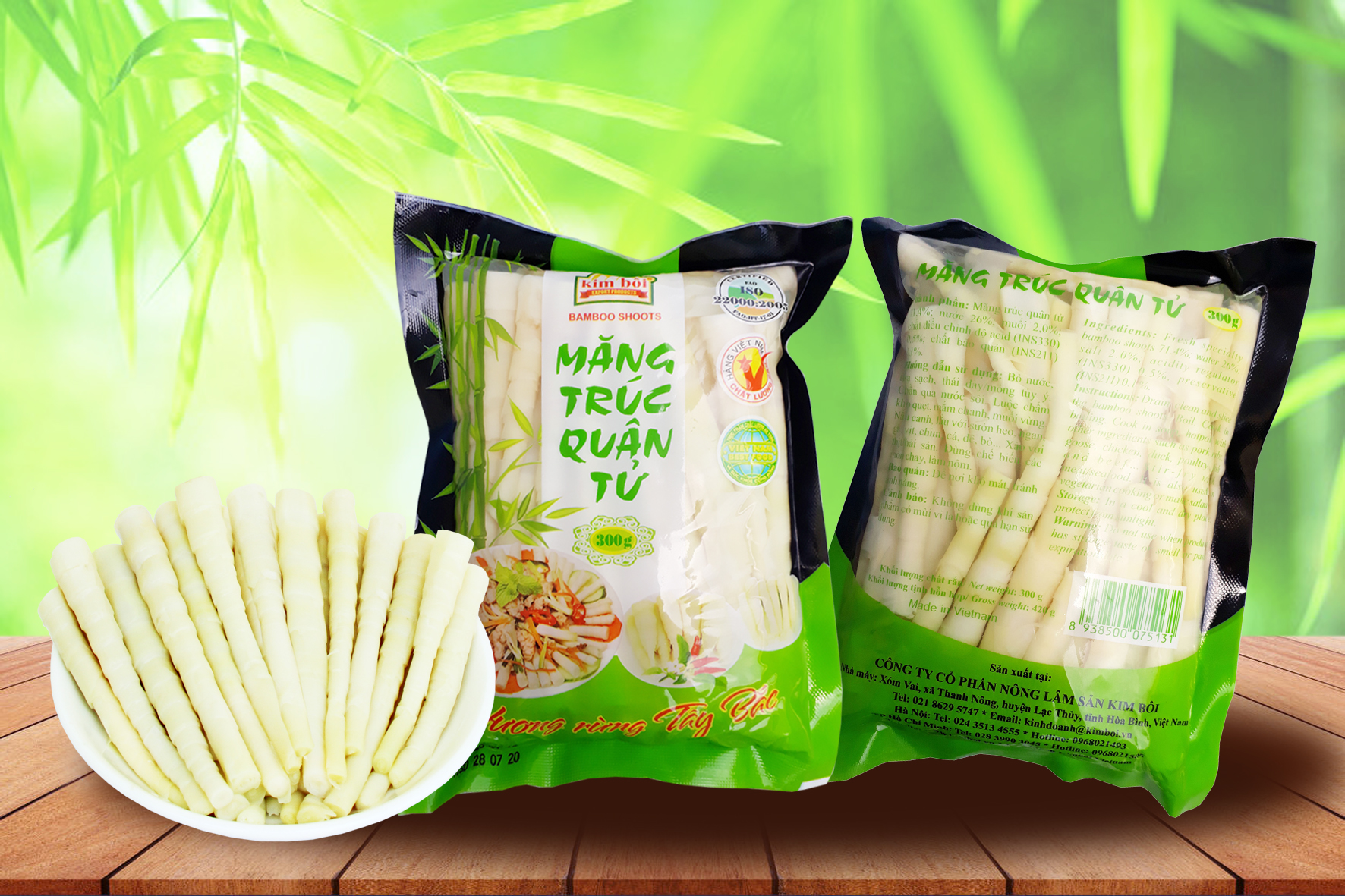 Măng trúc Kim Bôi 300g
