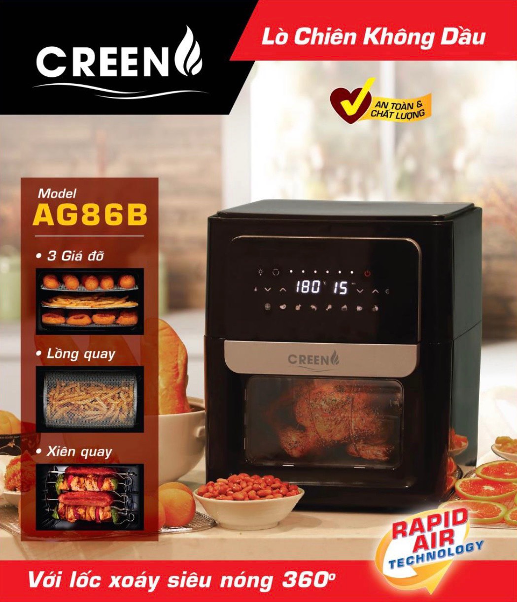 Lò chiên không dầu Creen AG86B
