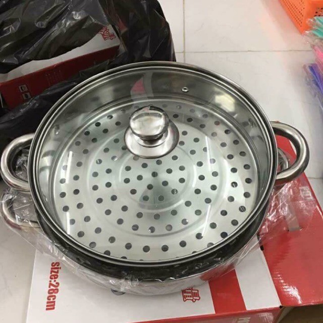 NỒI LẨU XỬNG HẤP 28CM