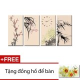 Đồng hồ tranh xuân tứ quý Dyvina-4T3060-2