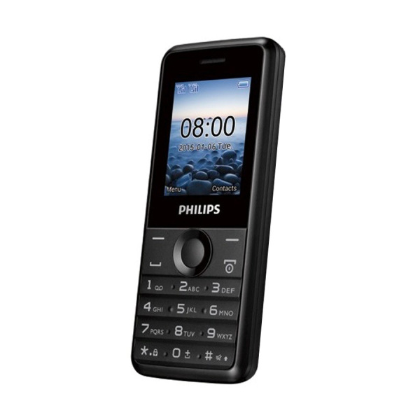 ĐTDĐ Philips E103 4MB 2 Sim (Đen) - Hãng phân phối chính thức