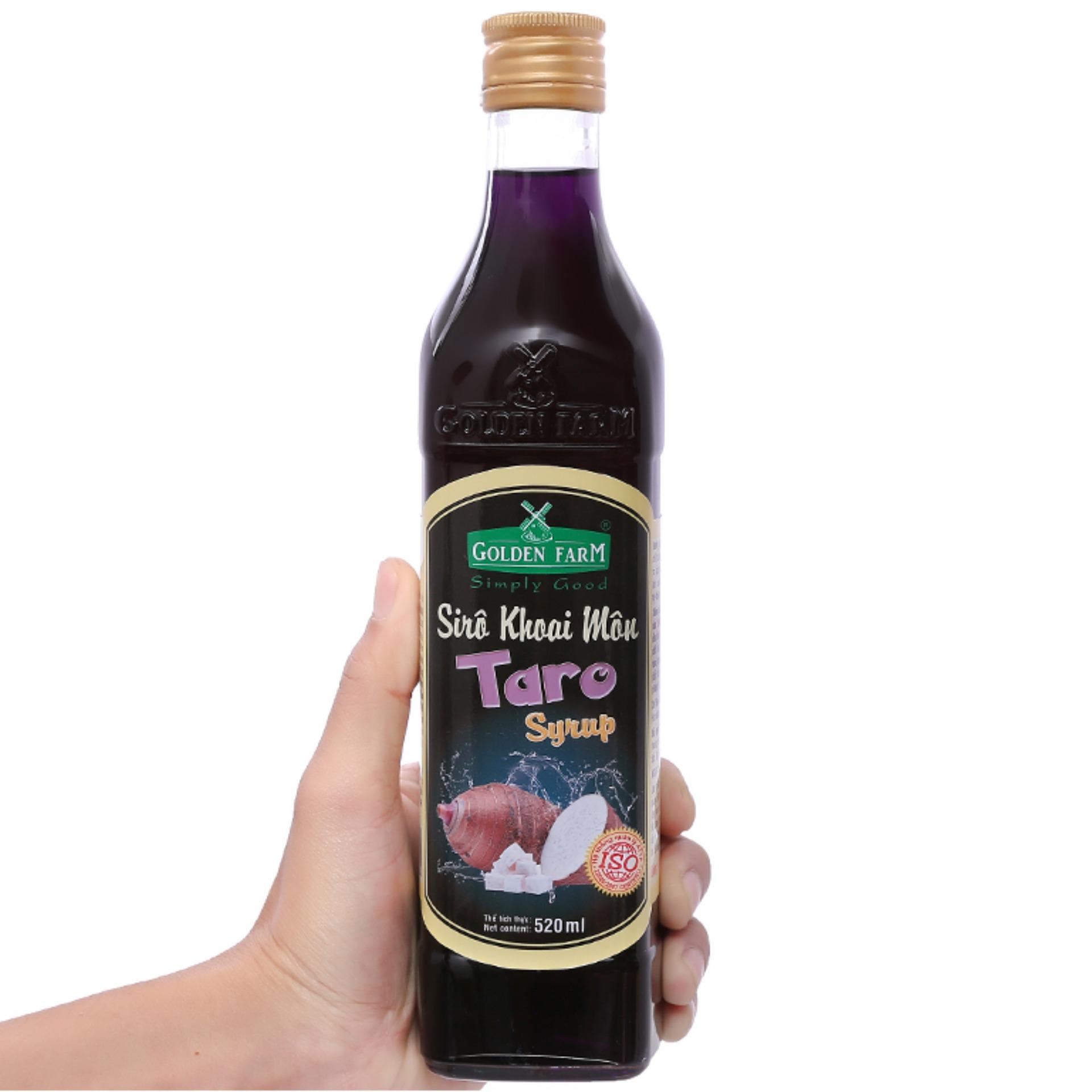Sirô Golden Farm khoai môn 520ML