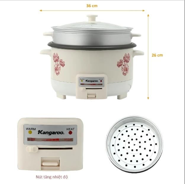 Nồi Lẩu Điện Kangaroo KG272 - 4.5L
