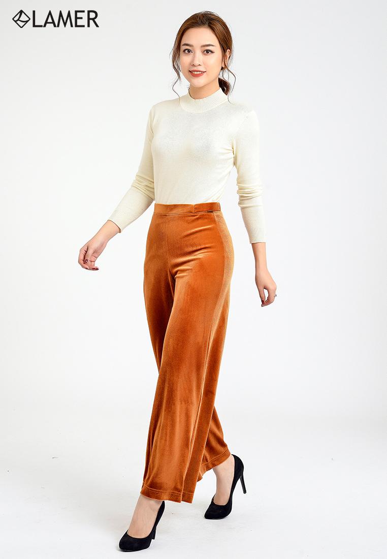 Quần shorts Lamer cạp chun xanh coban