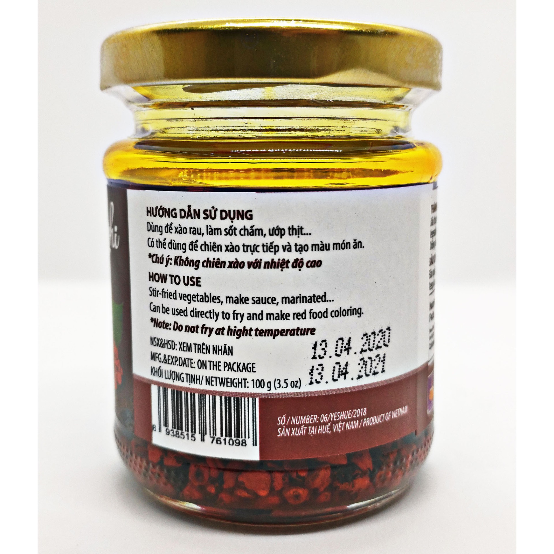 DẦU ĐIỀU PHI YESHUE 100g