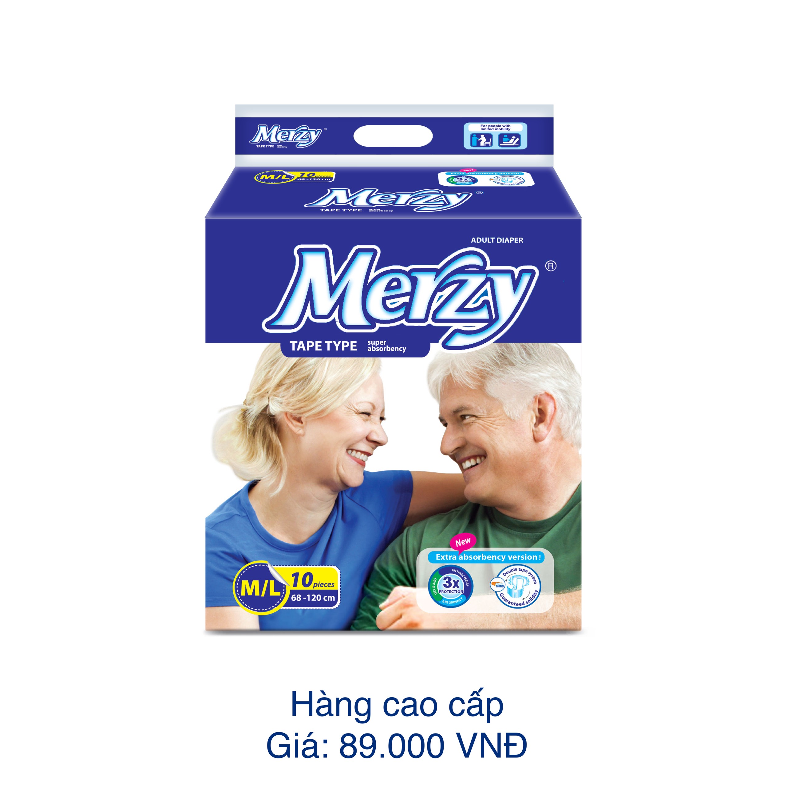 Bỉm dán Merzy dành cho người già