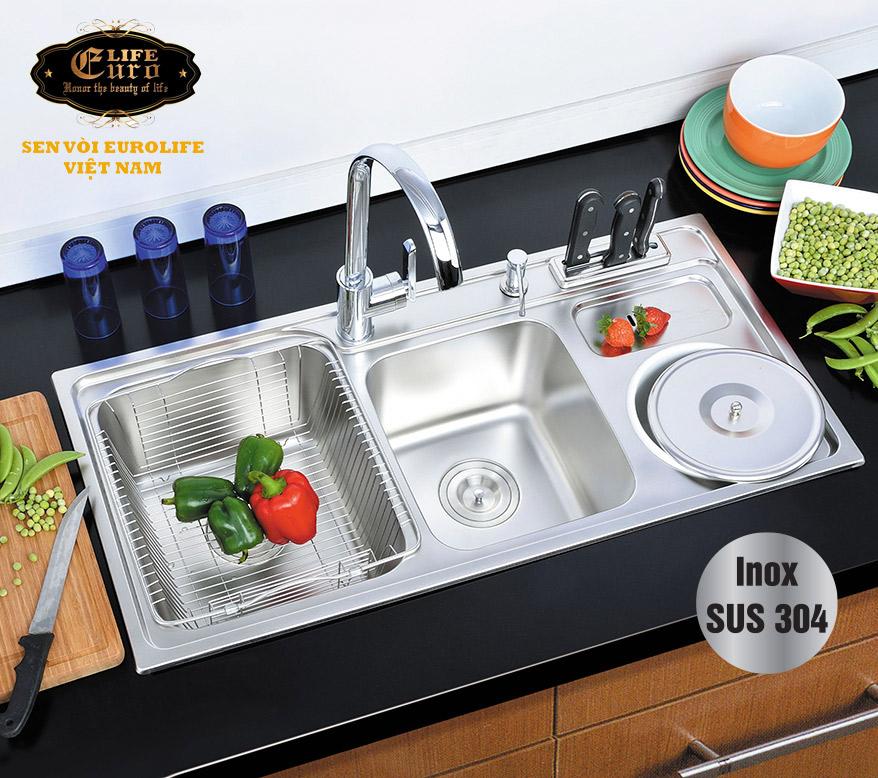 CHẬU RỬA CHÉN EUROLIFE EL-C9245