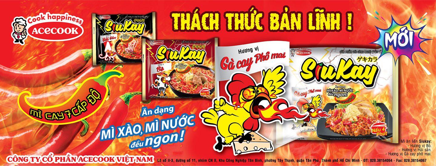 Mì SiuKay Hải Sản 128g combo 5 gói
