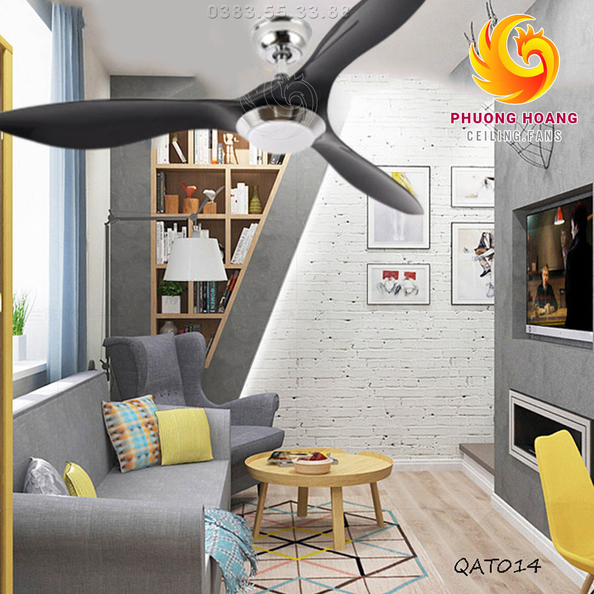 QUẠT TRẦN ĐÈN LED LINKA LI-QAT014