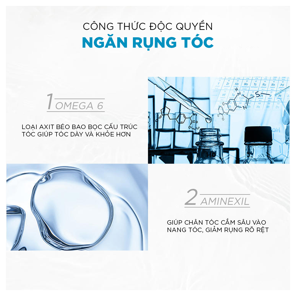 Dầu gội chăm sóc tóc rụng Loreal Density Advanced Omega 500m