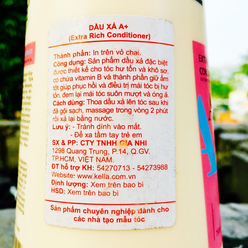 Dầu xả Kella A+ Extra Rich 750ml