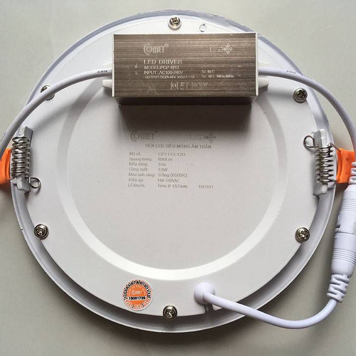 ĐÈN LED ÂM TRẦN COMET CP111S-12