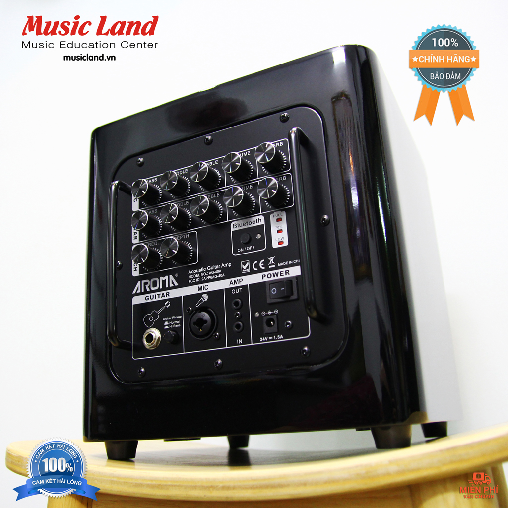 Amply Guitar Acoustic Aroma AG-40A