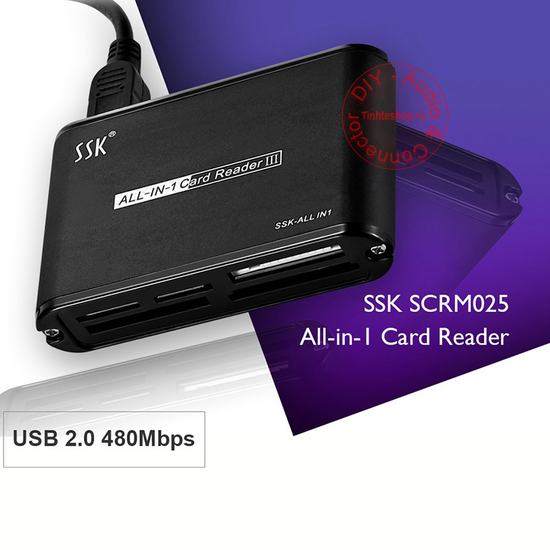 Đầu Đọc Thẻ Nhớ Đa Năng SSK SCRM025
