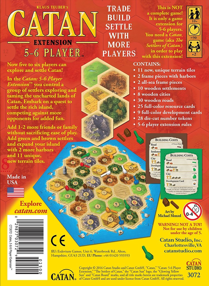 Đồ chơi catan Board Game - Khai phá vùng đất mới