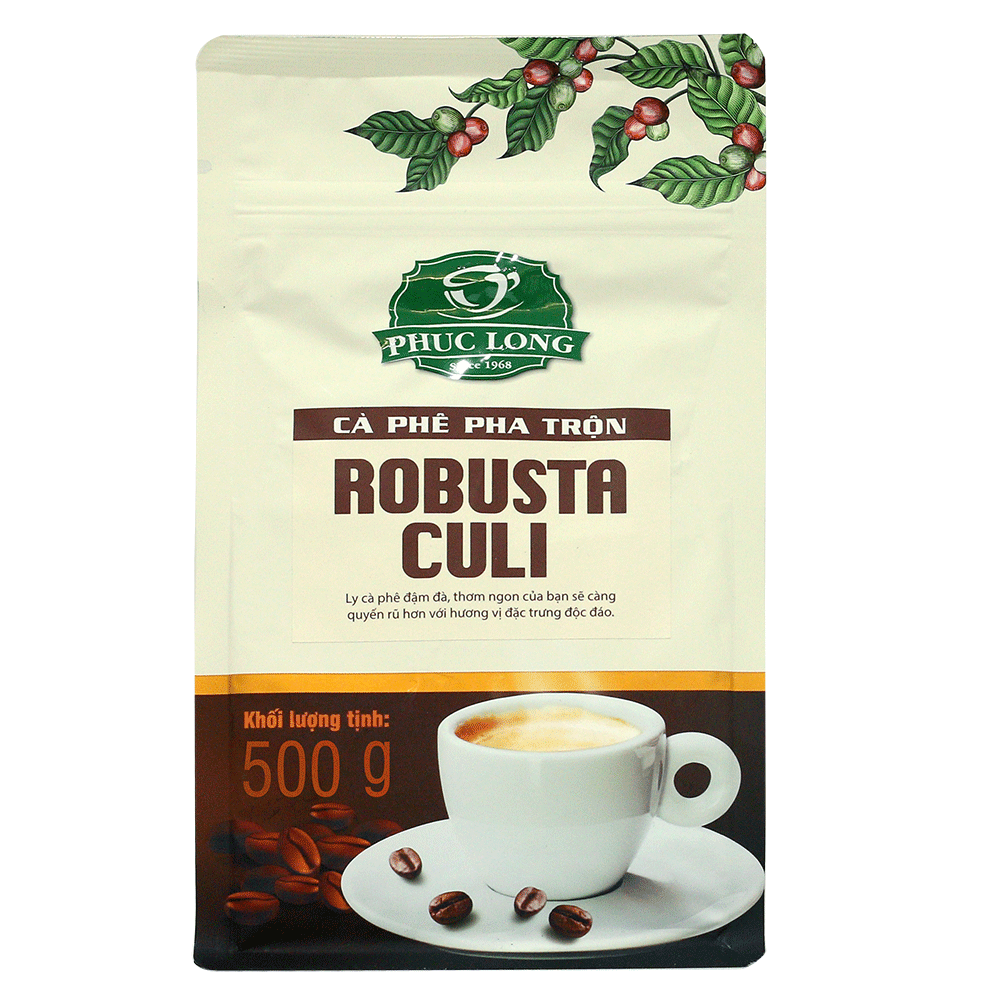 Cà Phê Phúc Long Robusta Culi 500g