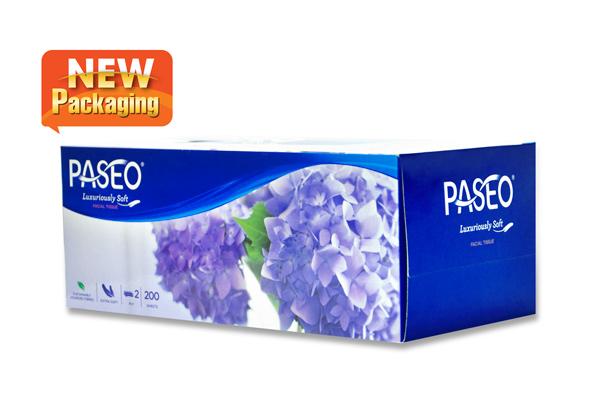 Khăn giấy lụa 2 lớp Paseo Elegant hộp 200 tờ