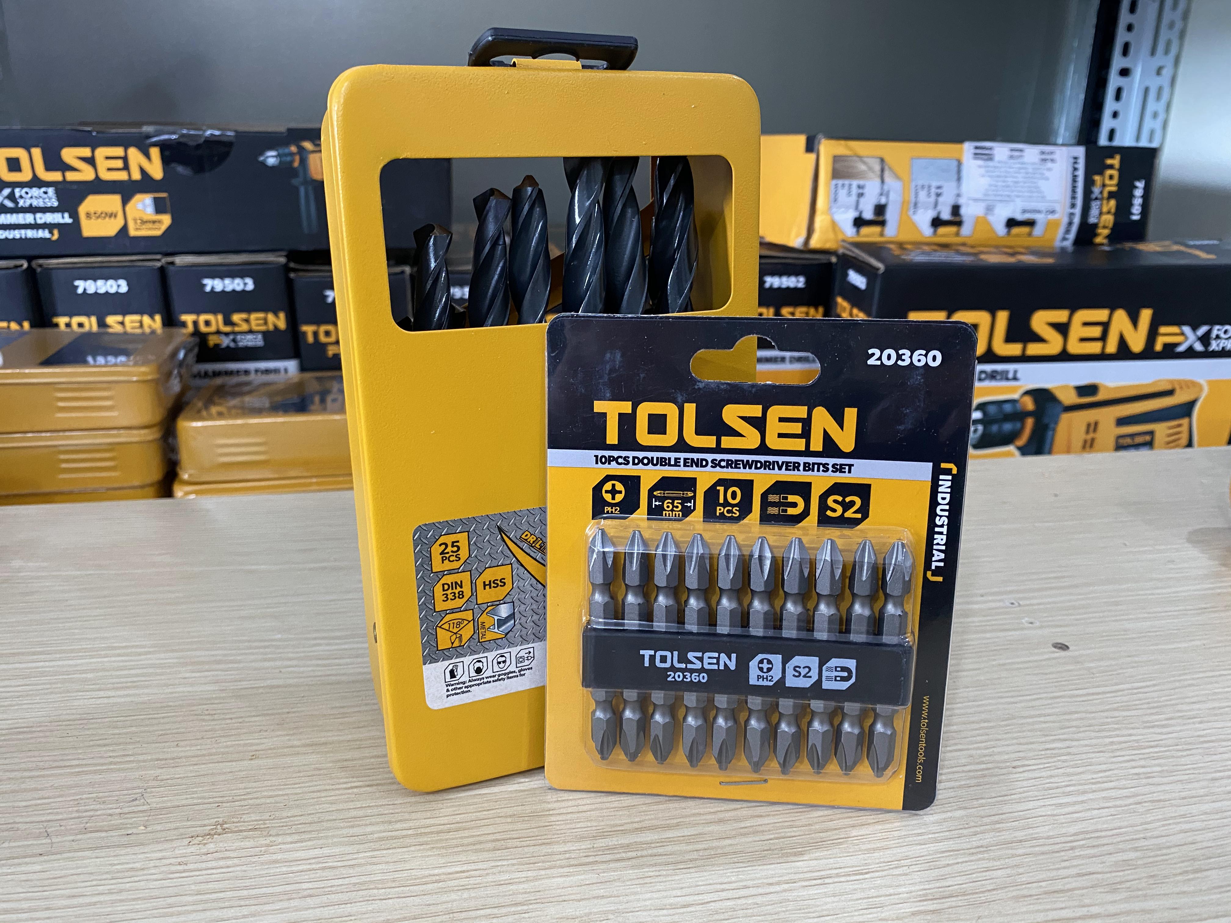 BỘ 10 TUA VÍT 2 ĐẦU TOLSEN 20360