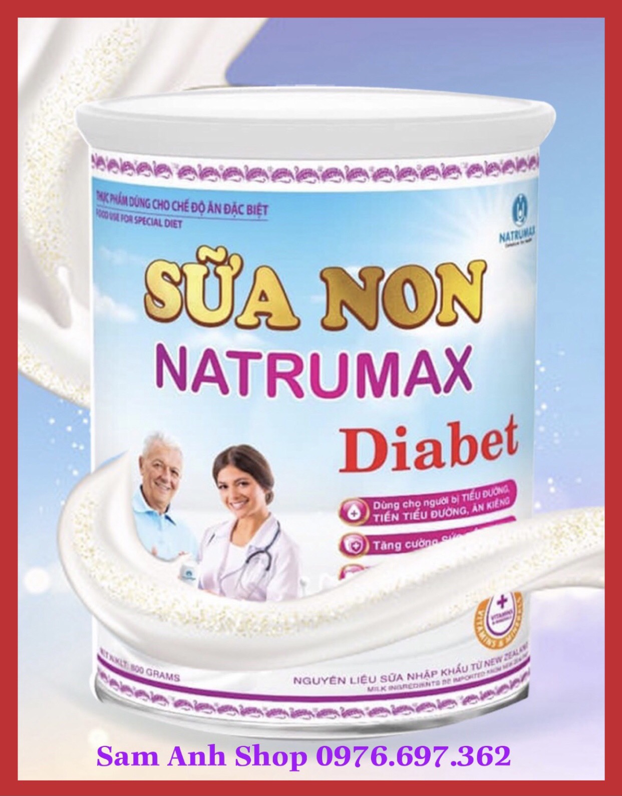 Sữa non Natrumax Diabet 800g