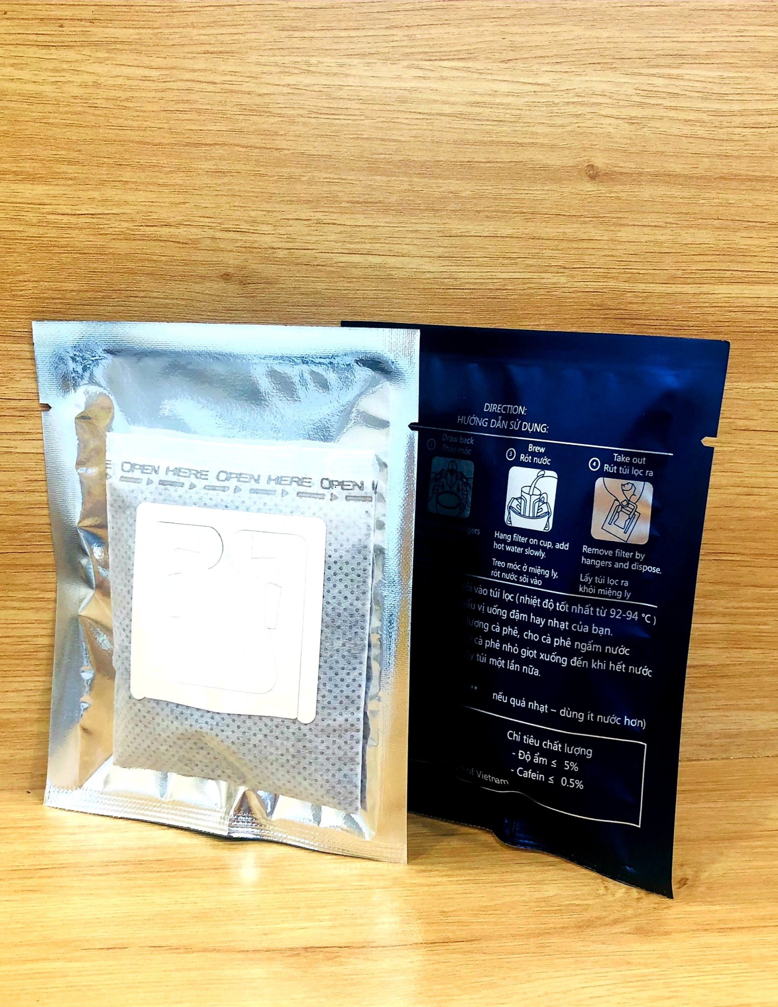 Cà phê phin giấy Kuffie Dripbag Pure Coffee