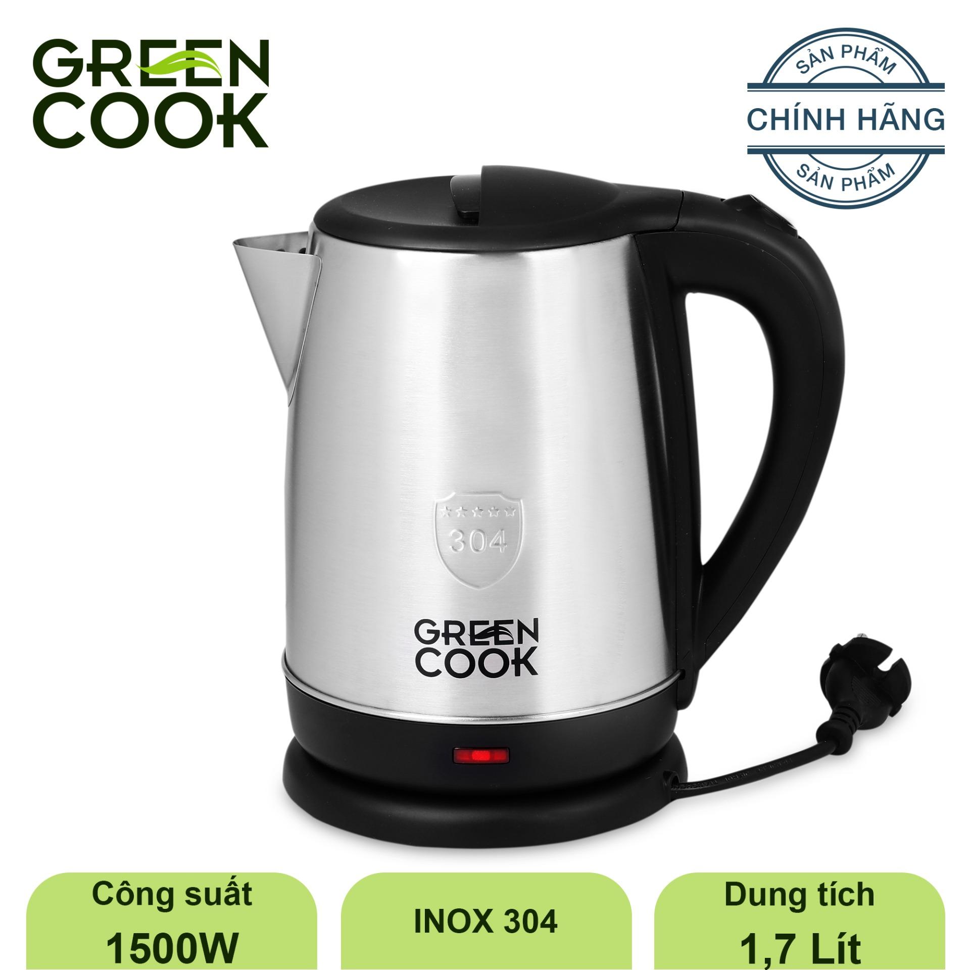 Ấm siêu tốc Green Cook GCEK-17S15 1.7L