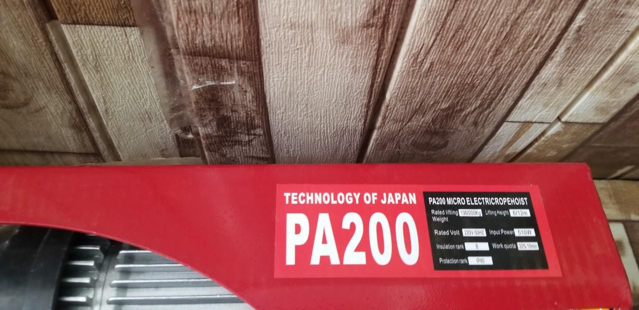 Máy tời điện Mini PA200