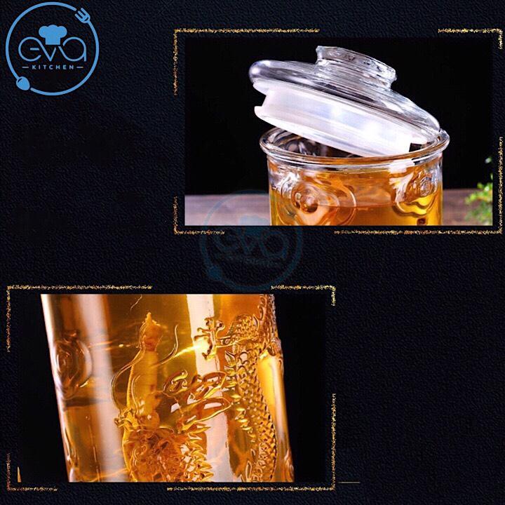 BÌNH THỦY TINH TRỤ RỒNG 8L