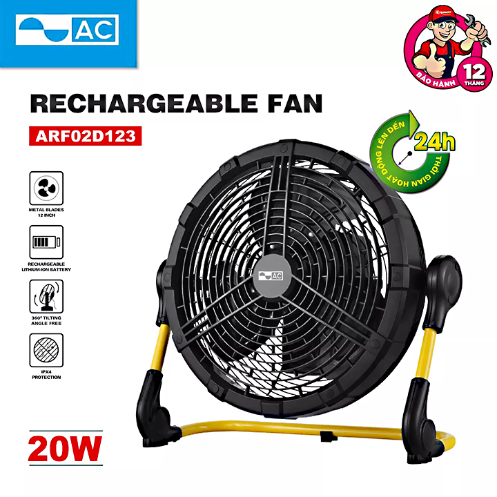 QUẠT SẠC AC ARF02D123DB