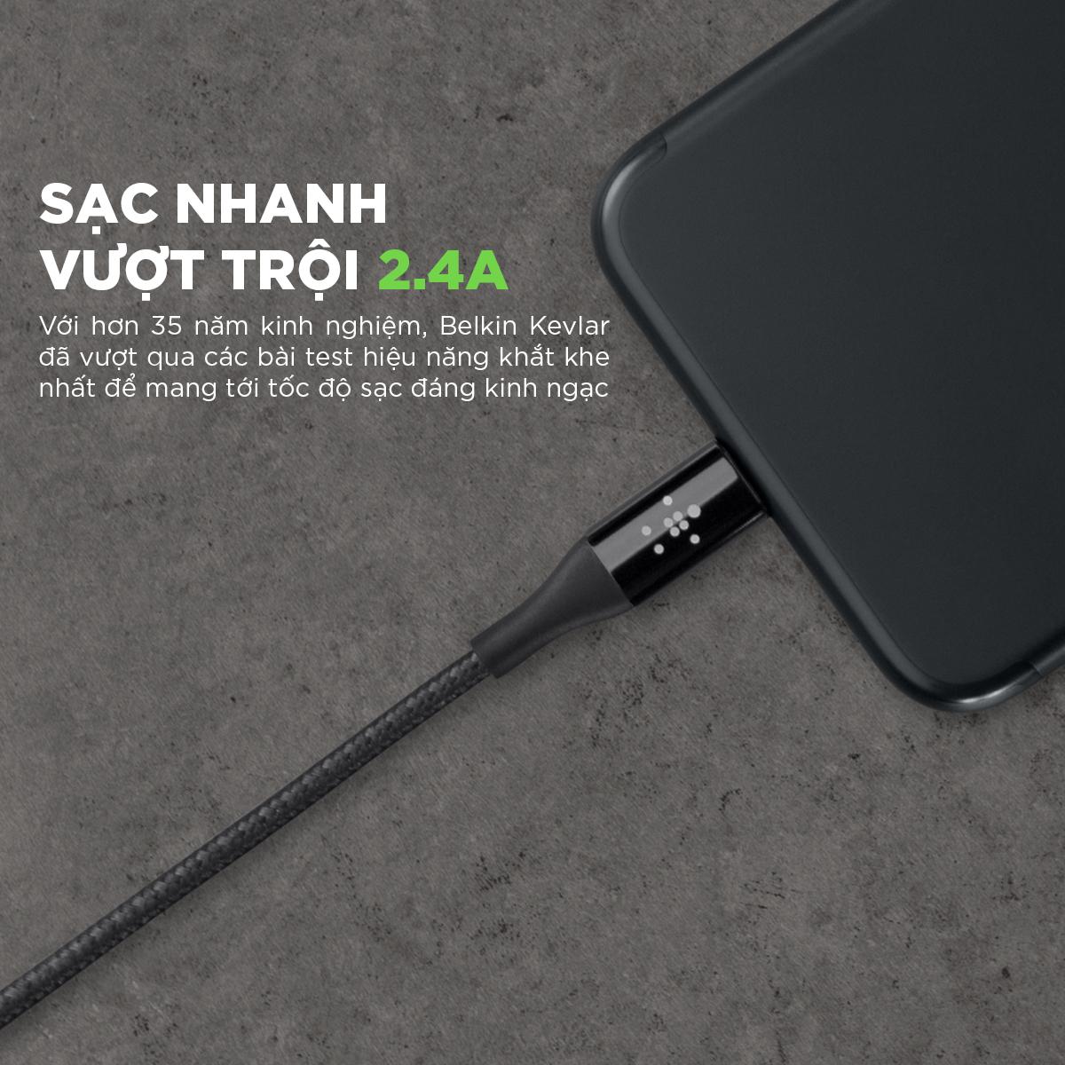 Cáp Sạc Micro USB Belkin MIXIT F2CU051bt04