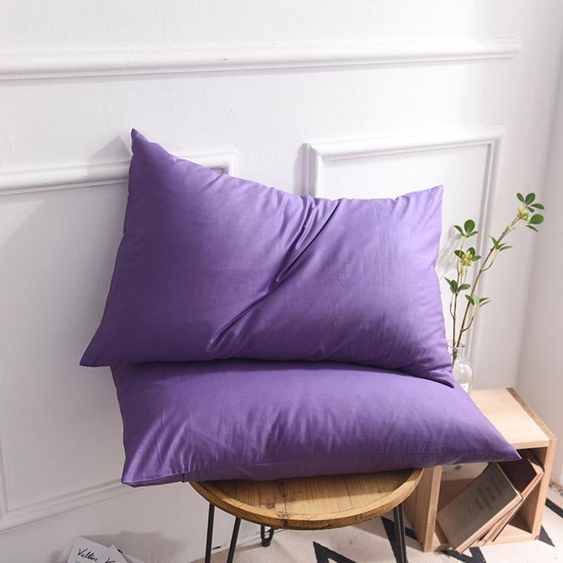 Chất Lượng Cao 100% Cotton Đơn Vỏ Gối 100% Cotton Vỏ Gối 1 Đối Với Màu Vỏ Gối 48X74 Cm Trên Giường Lưới Đồng Bằng Vỏ Gối