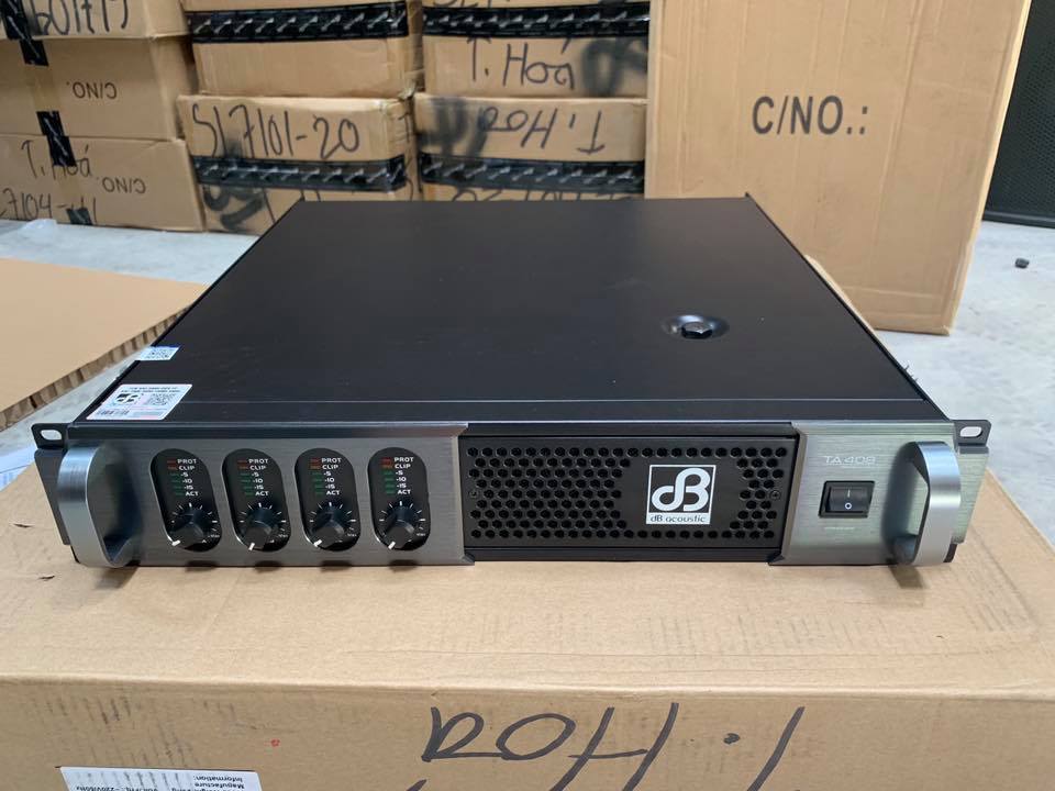 Cục đẩy công suất 4 kênh DBacoustic TA408