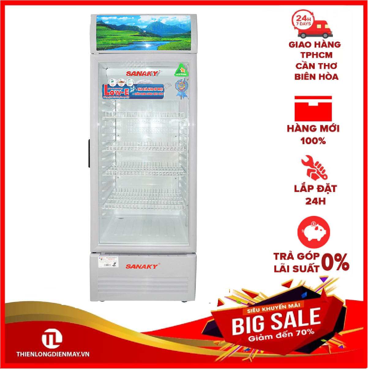 Tủ mát Sanaky VH-258K/258K3 258L